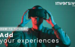 How to add your experiences on INVERSIVE Platform