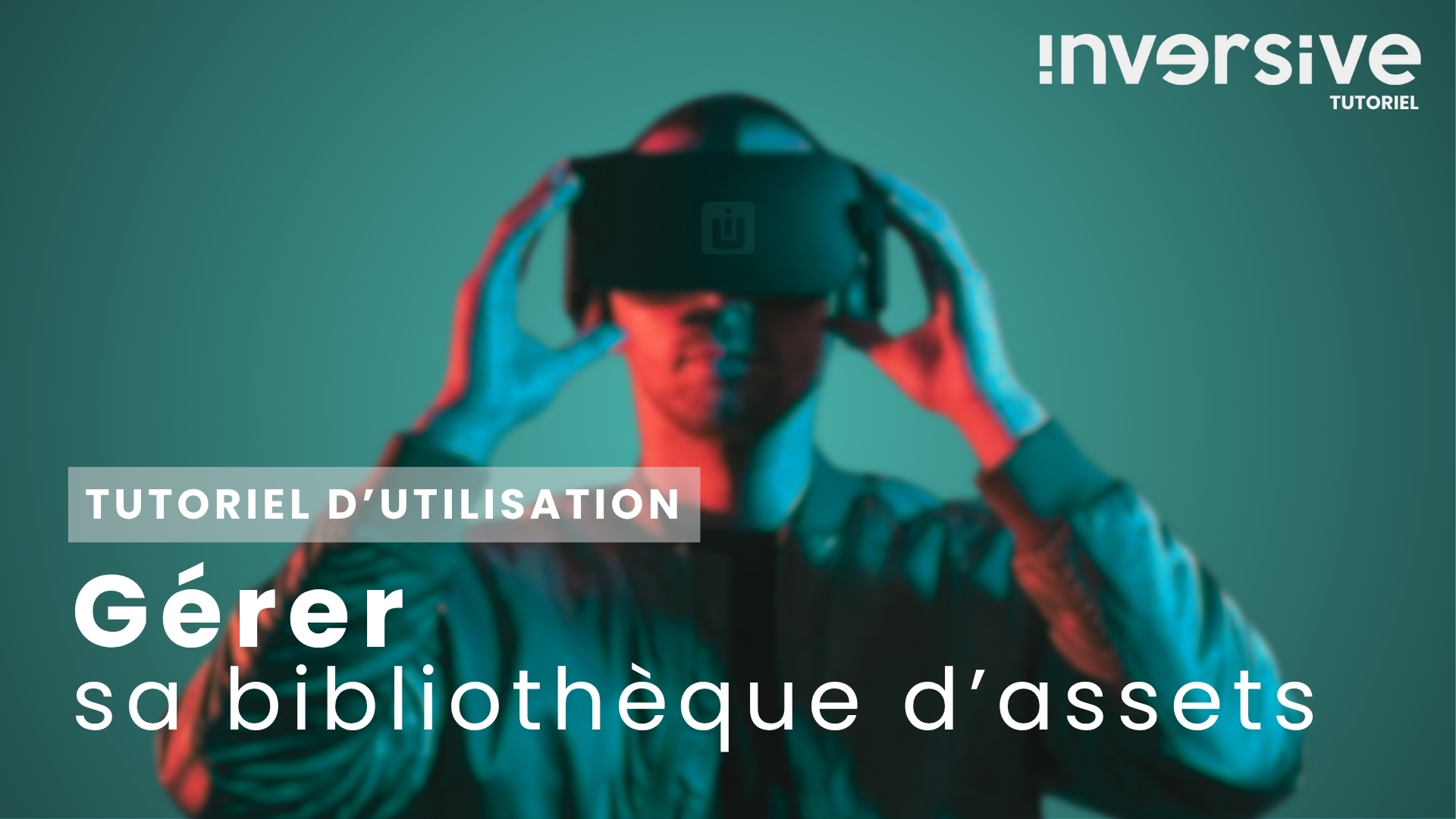 gérer sa bibliothèque d'assets INVERSIVE